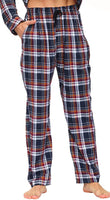 New MoFiz Men's Pajama Pants Sleep Lounge Pants 100% Cotton Multi Plaid, Sz XXL! Retails $30+