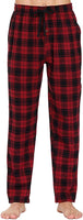 New MoFiz Men's Pajama Pants Sleep Lounge Pants 100% Cotton Red Plaid, Sz 2XL! Retails $30+