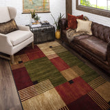 New ﻿Mohawk Home Multicolour Geometric Area Rug (6'x9') Retails $259+