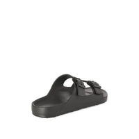 New George Women's Molly Slides in Black, Sz 7/8!