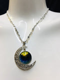 Brand new Cabochon Moon Necklace! Lobster clasp closure with 3 inch extender! Zinc Alloy, lead & nickel free