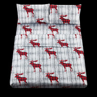 Brand new in package! Moose Print Sheet set by Bellisimo, King!