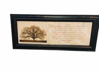 Brand new "Life Is..." Wall Hanging with Famous Inspirational Mother Teresa Quote!