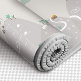 New Large Kids Folding Play Mat Soft Rug Carpet Extra Large Size Thickened Baby Foam Nursery Rug Double-Sided Waterproof Portable Baby Crawling Mats 79 x 71 x 0.4 Inches