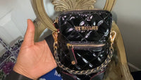 New Nordstrom Item! MZ Wallace Micro Crosby Black Lacquer Bag! Retails $174+