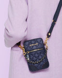 New Nordstrom Item! MZ Wallace Micro Crosby Black Lacquer Bag! Retails $174+