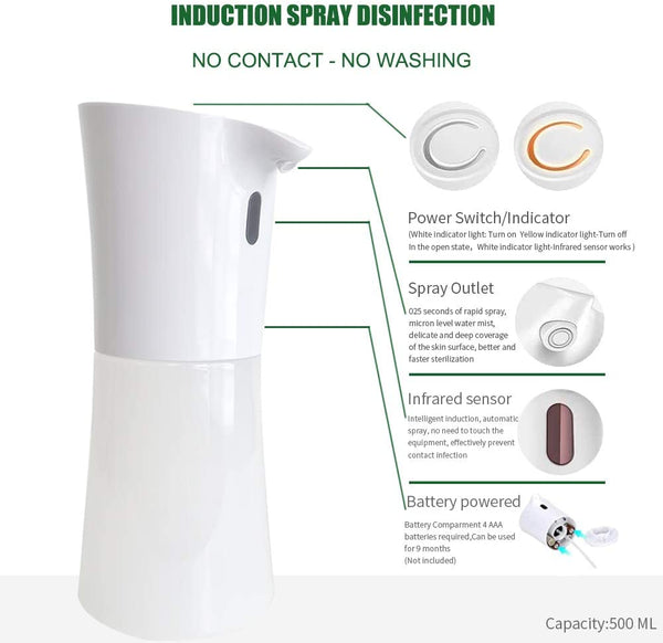 Newest Automatic Touchless Hand Foam Sanitizer Dispenser 500ml N1