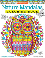 Nature Mandalas Colouring Book Paperback, 74 Pages! Great Quality & Designs!