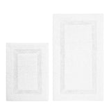 New Nautica 2 Piece Peniston Bath Rug Set in White!