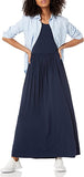 New Amazon Essentials Women's Short-Sleeve Waisted Maxi Dress in Navy! Sz XXL!
