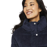 New George Women's Wide Panel Short Puffer Jacket in Navy, sz L!