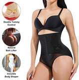New in package! Waist trainer corset : Nebility Women Butt Lifter Shapewear Hi-Waist Tummy Control Body Shaper Panty, Black, Sz M!