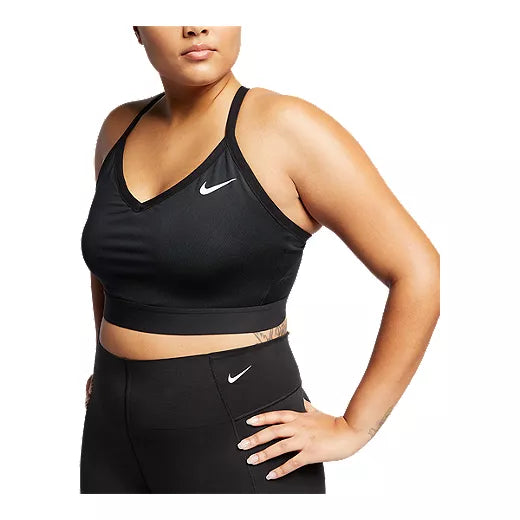 New with tags! Nike Women's Indy Light Plus Size Sports Bra, Black, Sz XXL!