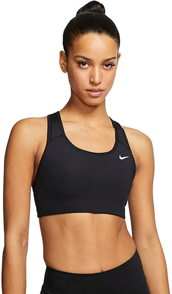 New with tags! Nike Women's Medium Support Non Padded Sports Bra in Black, Sz XL! Retails $72+