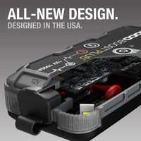 NOCO Boost Plus GB40 1000 Amp 12V UltraSafe Lithium Jump Starter! It's a car jump starter, portable power bank and LED flashlight. Recharge smartphones, tablets and other USB devices. It's easily rechargeable from any powered USB port in 3 hours!