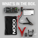NOCO Boost Plus GB40 1000 Amp 12V UltraSafe Lithium Jump Starter! It's a car jump starter, portable power bank and LED flashlight. Recharge smartphones, tablets and other USB devices. It's easily rechargeable from any powered USB port in 3 hours!