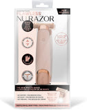 New Finishing Touch Flawless Nu Razor; a remarkable two-way dry razor that can be used even in your most sensitive areas with no creams, water or soap!