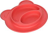 New in package! Nuby Sure Grip Silicone Miracle Mat Section Bear Plate, Red