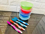New Dr. Brown's Designed to Nourish TempCheck Spoons, 4-Pack & 4-Pack Nuk Bowls w/lids!