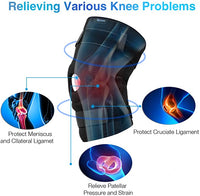 New Nvorliy Knee Sleeve Plus Size for Large Leg - Detachable Strap Design, Open-Patella Stabilizer Brace for Arthritis, Tendon, Meniscus and Ligament Injuries, Patellar Tendonitis, Fit Men & Women! Sz 6X