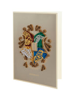 3D Harry Potter: Hogwarts Quilled Deluxe Greeting Card, Retails $16+