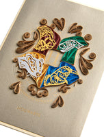 3D Harry Potter: Hogwarts Quilled Deluxe Greeting Card, Retails $16+