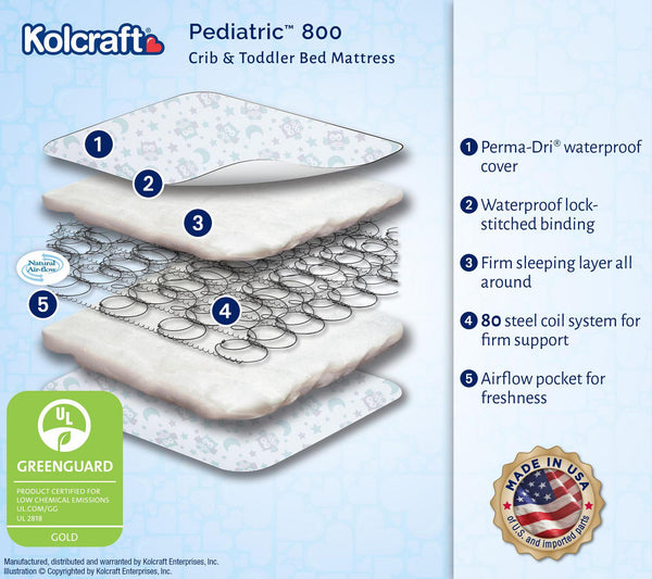 Pediatric 800 crib hot sale mattress