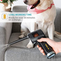 New OPOLAR Cordless Air Duster for Computer Cleaning, Replaces Compressed Spray Gas Cans, Rechargeable 6000mAH Battery, Powerful 33000 RPM, 10W Fast Charging, Handy and Efficient for Electronics, Retails $95+