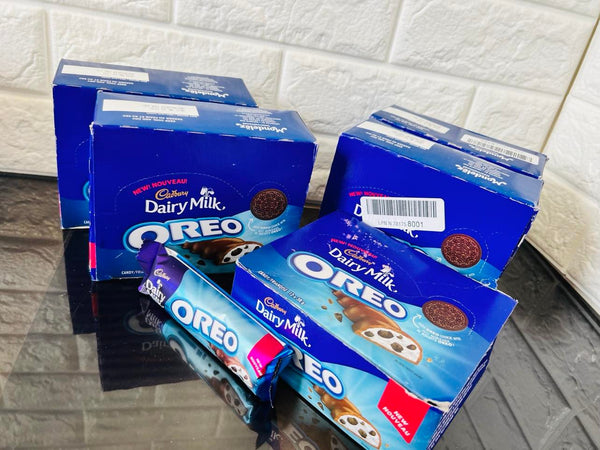 New sealed 5 boxes Cadbury Dairy Milk Oreo Bars, 12 bars/box! BB: 5/19/22