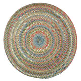 New Wayfair Orval Handmade Green Indoor/Outdoor Rug, Braided! 4 Ft Round! Retails $429+
