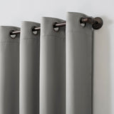 New Wayfair Sun Zero Oslo Home Theatre Grade Extreme Blackout Grommet Curtain Panels, 40x84 Grey! Retails $83+