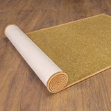 New Ottomanson Ottohome Collection Runner Rug, 2'7" x 10' in Camel! non skid rubber backing!