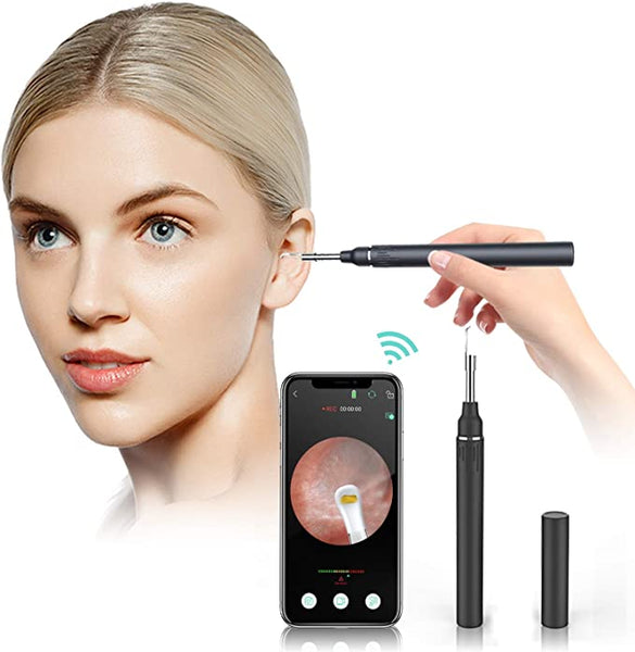 LED Ear Endoscope HD Otoscope Ear Wax Cleaning Camera Tool Cleaner Removal  Kit