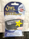 New The Owl Lite - Credit Card Sized Magnifier and Light! Fit in wallets and pocketbooks with ease so you have it when you need it!