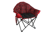 New OZARK TRAIL PADDED CLUB CHAIR In Red Plaid!