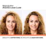 New Aquis Lisse Luxe Hair Turban - Cloudy Berry, Includes Reusable Travel Bag, Retails $50+