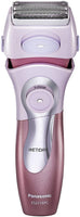 Panasonic Close Curves Ladies Shaver With Bikini Trimmer, Pink, 4 Blade Electric Shaver with Bikini Attachment- Wet/Dry
