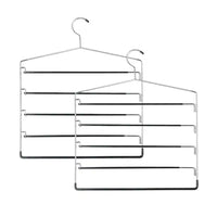 New Honey-Can-Do Chrome Steel Pants Hangers 2-Pack