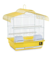 PARAKEET CAGE - YELLOW (GRAPHIC CARTON) Model Number: 98001! Pagoda roof design!
