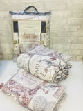 Brand new Premier Bamboo Comfort All Season 3 Piece Quilt Set! Fits Double/Queen! Paris Print!