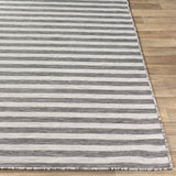 New Surya Pasadena PSA-2304 Meticulously Woven Indoor/Outdoor Area Rug Runner in Blacks, Greys & Whites! 2Ft X 12 Ft! Retails $280+
