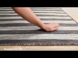New Surya Pasadena PSA-2304 Meticulously Woven Indoor/Outdoor Area Rug Runner in Blacks, Greys & Whites! 2Ft X 12 Ft! Retails $280+