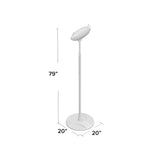 New in box! Wayfair Mccutcheon Freestanding 1500 Watts Electric Standing patio heater, adjusts up to 79 inches high!