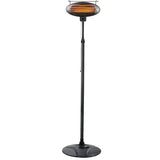 New in box! Wayfair Mccutcheon Freestanding 1500 Watts Electric Standing patio heater, adjusts up to 79 inches high!
