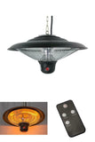 1,500-Watt Electric Patio Gazebo Heater with Halogen Heating Element, Includes Remote Control!