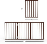 PAW Easy up Free Standing Folding Gate for small dogs/cats in Rich Espresso! Brand new in box!