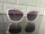 New Designer Rep. Sunglasses, 400 UV Protection! Stylish Gradient Lenses! Pearly White