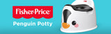 New Fisher-Price Penguin Potty, Easy-Clean Toddler Toilet Training Chair
