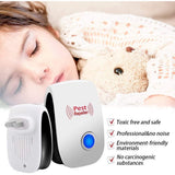 New 4 Pack Ultrasonic Pest Repellers! Safe for Humans & Pets! Eliminates insects, rodents & bed bugs! Just plug into outlets