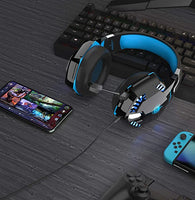 PHOINIKAS G2000 Gaming Headset for PS4, Xbox One, PC, Wired Over Ear Headphones with Detachable Noise Cancelling Mic, Bluetooth Wireless Headset only for Phone, Bluetooth Up to 12h, One-Click 7.1 Stereo Sound